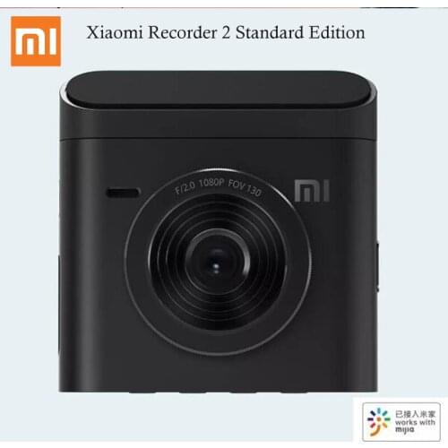 Original Xiaomi Recorder 2 Standard Edition 1080P HD 130degree Wide-angle Smart Voice Control 3D Noise Reduction Night Vision