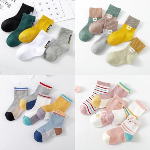 Autumn Winter Soft Cotton Girls Socks Newborn Baby Cartoon Animal Baby Socks Toddler Socks Non-slip Spring Sock