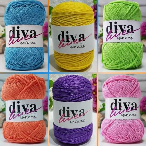 Macrame Yarn - 150 Meters - 100g - 32 Color Options - Chain - Polypropylene - Accessory Materials, Bag, Basket, Amigurumi, Thread, Cord, Wall and Door Decoration, Placemat, Thread, Home Textile - DIY