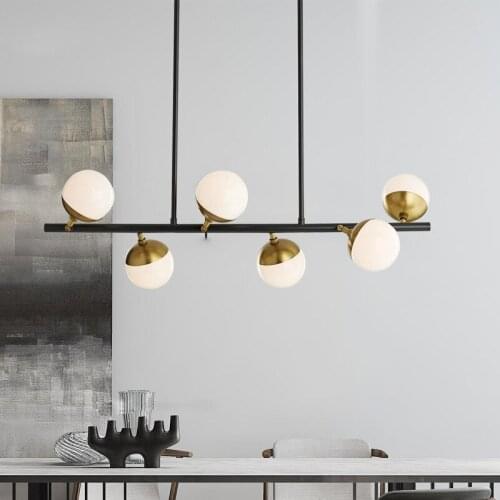 Nordic restaurant chandelier art lighting Nordic lamp designer living room lamp modern simple creative chandelier