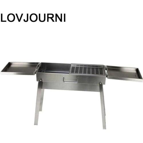 Churasqueira Outdoor Smoker Korean Bbq Barbacoa Griller Charbon De Bois Commercial Grill Parrilla Churrasqueira Kebab Barbecue