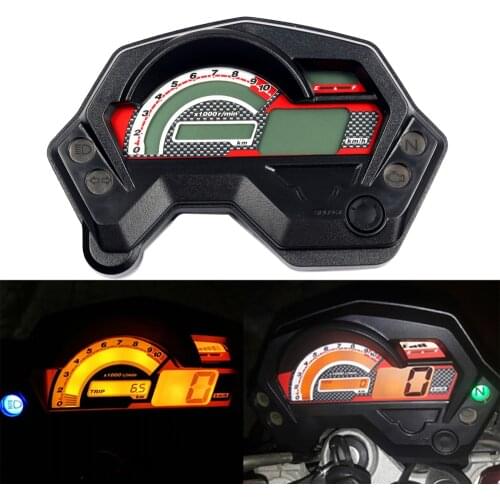 Motorcycle Speedometer Digital Universal Electronics Indicator LCD Display for Cafe Racer Speedometer Yamaha FZ16 FZ 16