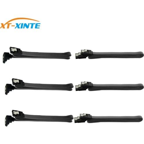 XT-XINTE 40cm SATA 3.0 / SATA 2.0 Date Cable SATA3 6Gb/S SSD Hard Disk Drive Data Cable Cord SATA 3.0 2.0 Convertor