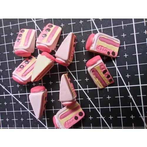 1pcs/lot resin flatback piece bread 16mm Jewelry Mobile Phone Hairpin Headwear DIY Accessories