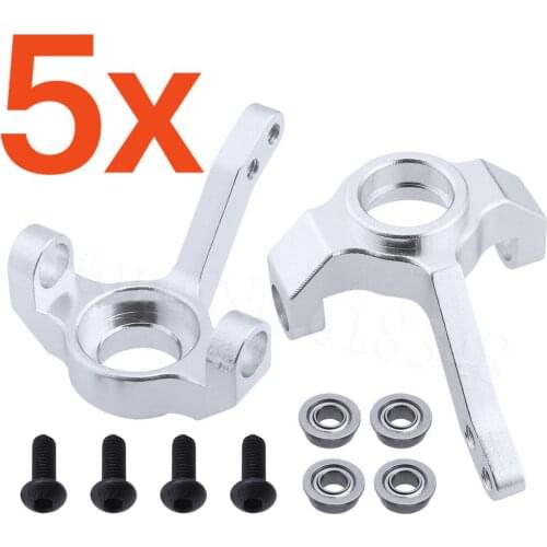 10Pcs Aluminum Knuckle (L/R) for 1/10 Axial SCX10 RC Rock Crawler Truck Hop Up Upgrade Parts AX30496 Replacement Wholesale