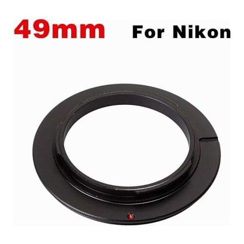 10pcs Reverse ring Macro Reverse lens Adapter Ring AI-49 52 55 58 62 67 72 77 82mm for Nikon D3100 D7100 D7000 D5100 D5000 D800