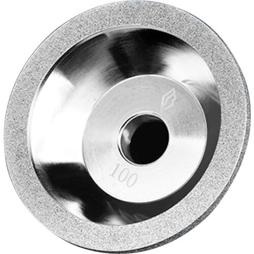 100mm Dia 20mm Bore 35mm Height Grind CNC Router Tool Diamond Wheel Cutter Carbide Metal Diamond Grinding Wheel Router Bit #100