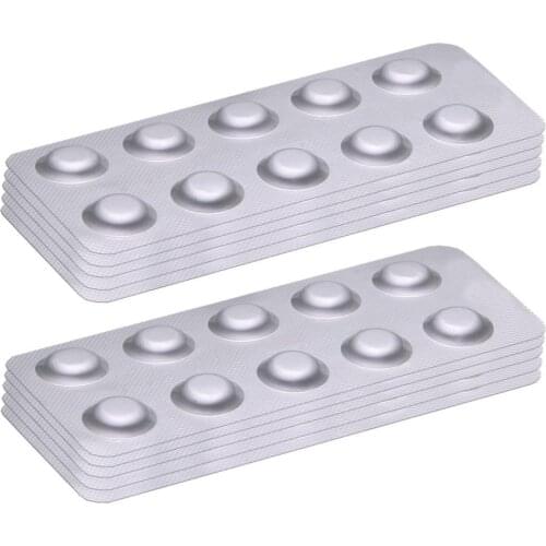 100PCS Pool Tester Kit For PH Value Water Quality Test Tablets PH Value Phenol Red Test Tablets Chlorine Swimming Pool Water Car