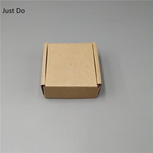 165*160*18mm Kraft Cardboard Packing Gift Paper Box Handmade Crafts Mailer Package Carton Boxes 16.5*16*1.8cm