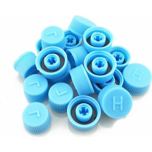 6 pairs, R134a R12 Service Port Valve Dust Cap High / Low Side Air Conditioning Pipeline Replacement M9 M10