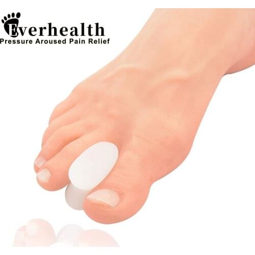 6Pcs Silicone Foot Finger Toe Separator Adjuster Hallux Valgus Pedicure Corrector Feet Care Bunion Bone Thumb Valgus Protector