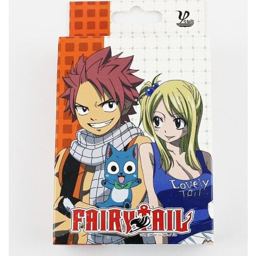 Anime FAIRY TAIL Toys poker for Game Collection Card Character Deck