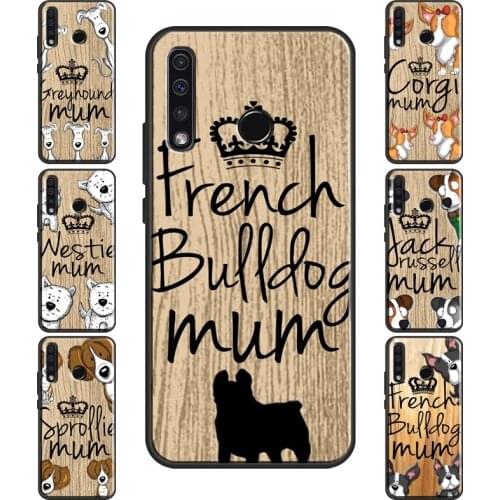 Jack Russell Whippet Corgi Mum Dog Case For Huawei Honor 9X 8X 7X 9 Lite 10 20 i 7A Pro 7C 8A 8C V20 Y9 Y6 Y7 2019 Nova 5T
