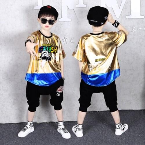 2021 Kids Boys Clothes Boy Summer Clothing Sets Short Sleeves Cartoon panda Print Tops Shirt+ pant Suits Children Clothing