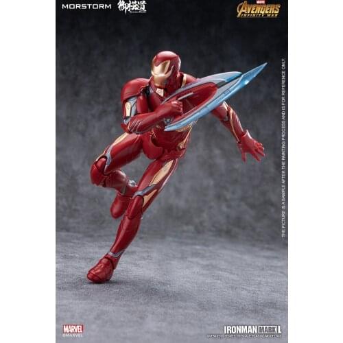 E-Model Assembly Model Iron Man Mark XLX MK50 1/9 Scale Plastic Model Kit Action Figure Toy