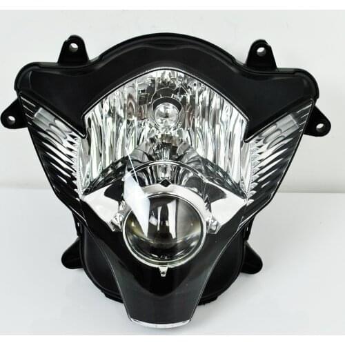 WHSC Motorcycle Headlight Assembly Lamp Light Bulb for Suzuki GSX-R 600 750 K6 2006-2007