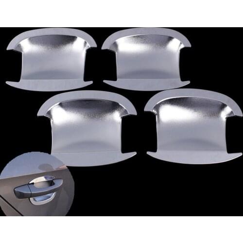 FUNDUOO For Volkswagen VW Golf 6 MK6 Skoda SUPERB 2009 2010 2011 2012 New Chrome Car Side Door Handle Cup Bowl Cover