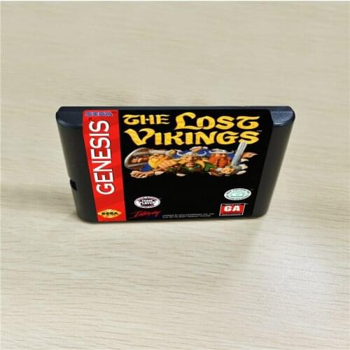 The Lost Vikings - 16 bit MD Games Cartridge For MegaDrive Genesis console