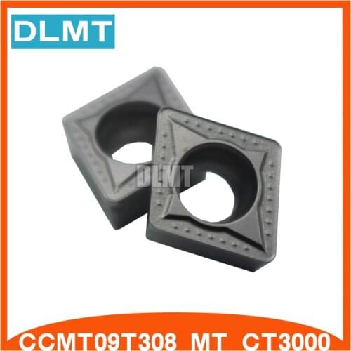 10PCS CCMT09T308 MT CT3000 Carbide Inserts CNC Tool Internal Turning Tools Cermet Grade Carbide insert