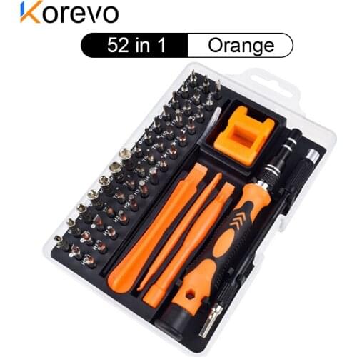 52 in 1 screwdriver watch repair mobile phone disassembly tool multi-function chrome vanadium steel combination screwdriver set