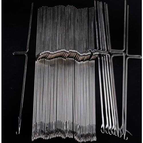 LETAOSK 50PCS Siver Reed Singer Studio Knitting Machine Needle Steel Needles Set fit for SK280 SK360 SK580 SK840