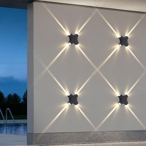 NEW Outdoor Wall Lamp LED Simple Moisture-proof Light IP65 Waterproof for Corridor Aisle Balcony Villa Courtyard Decorate Lights