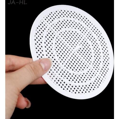New Resin White Bathroom Shower Drain Sink Strainer Filter Net Hair StopperSilicone Drain Filter