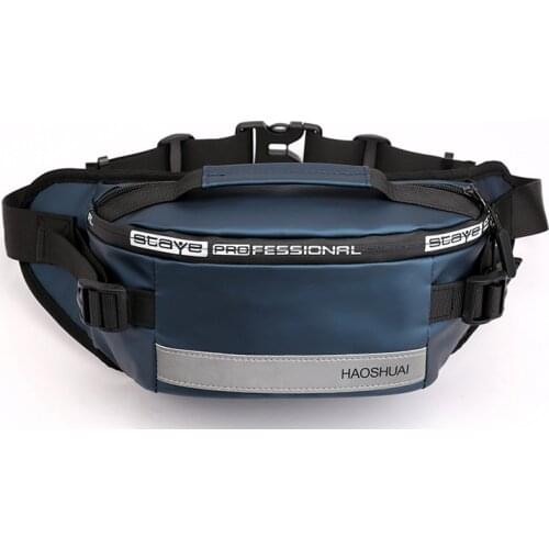 Fashion Men Unisex Casual Travel Bum Bag Fanny Waist Pack Zippper Outdoor Sports Shoulder Bag Cellphone Chest Hip Pack