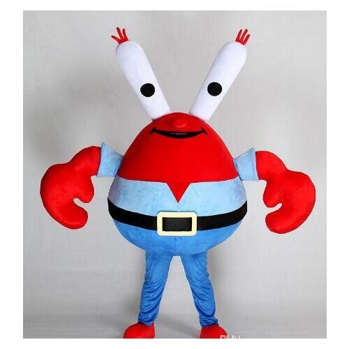 Professional custom-made Cartoon Crab boss mascot costume for adults Crab boss mascot costume with high quality