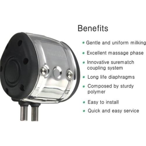 LBER NEW L80 Pnewmatic Pulsator Adjustable Speed From 50 to 180 PPM For Cow Milker Milking Machine Fitting Dairy Farm Milker CNI