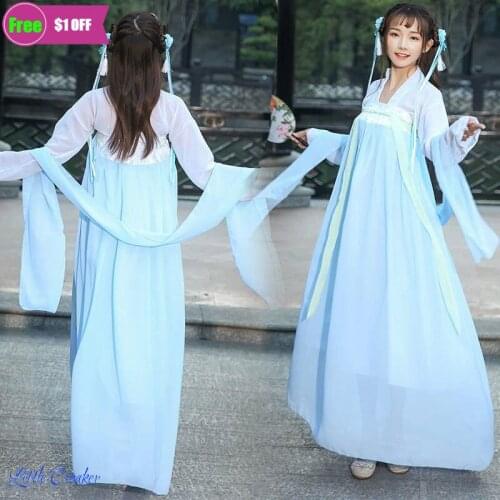 Fairy Womens Chinese Traditional Dress Female Tang Ming Dynasty Hanfu Stage Wear Women Birthday Outfit Dance Clothes