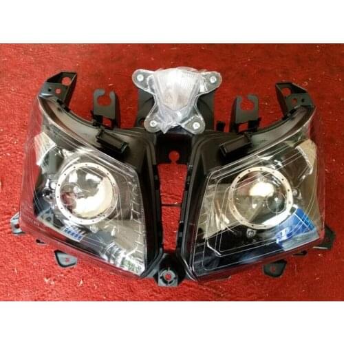 Scooter TMAX530 Front Twin Lamp Headlight Head Light Lamp Assembly Housing Cover Case For Yamaha T-MAX530 TMAX 530 2012-2014 13