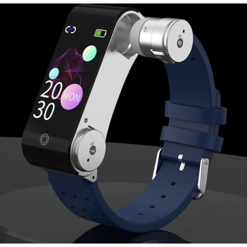 New L890 Sports Watch 1.14inch Screen Bluetooth 5.0 Smart Watch Rechargeable Heart Rate Smart Bracelet With Wireless Earphones