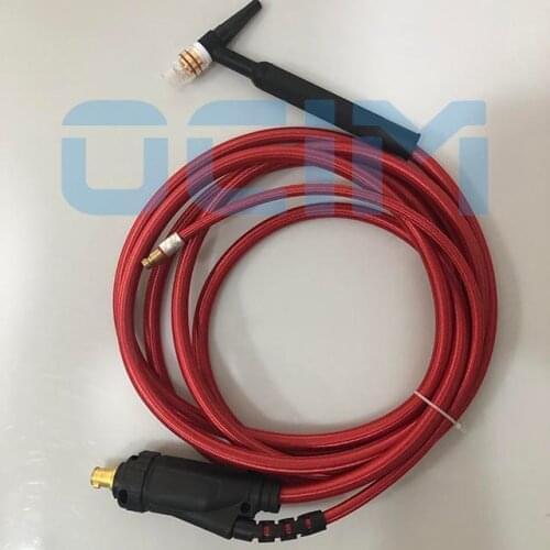 WP9F WP9 WP9V WP9FV TIG Pyrex Cup Kit TIG Welding Torch 35-70 Connector 4M