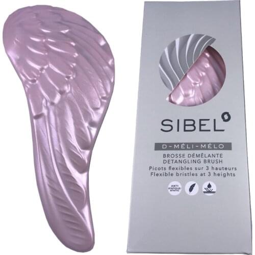 UBEYOO 5pcs/set Tangle Comb Hair Brush Professional Anti-static hair brush White Angel Wings Comb escova de cabelo profissional