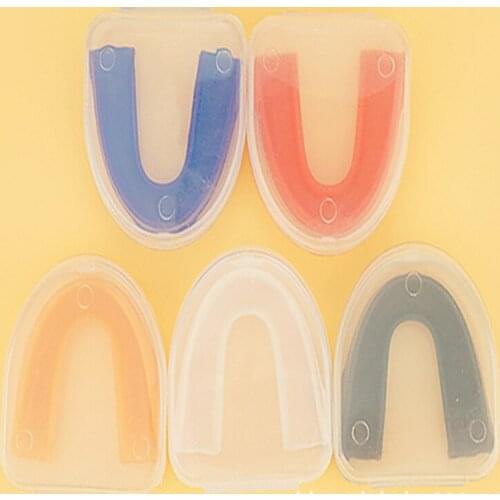 100pcs/lot Mouthguard Mouth Guard Teeth Protect For Boxing Football Basketball Karate Muay Thai Safety Protection