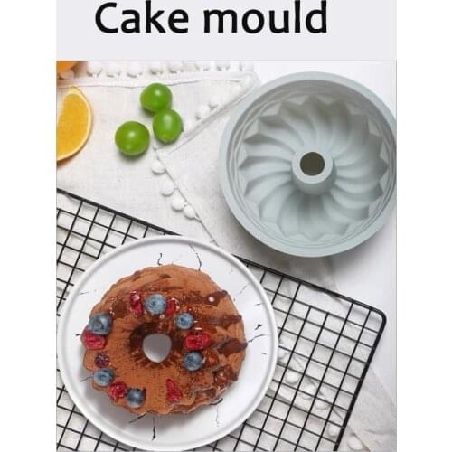 2pc 3 Colors Mold Silicone Baking Accessories 3D DIY Sugar Craft Chocolate Cutter Mould Fondant Cake Decorating Tool