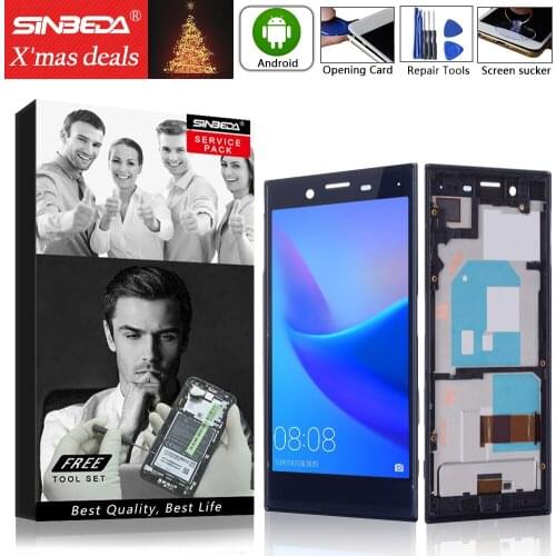 4.6''Original For SONY Xperia X Compact / X Mini F5321 LCD Display Touch Screen Digitizer With Frame Full Assembly Replacement
