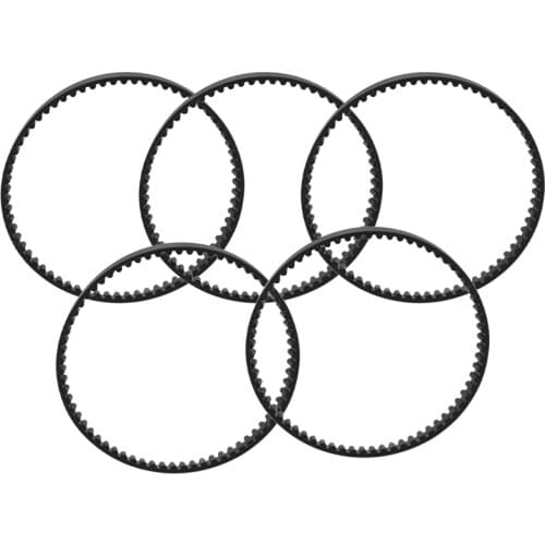 5Pcs Shark NV350 Series Belt for the Navigator Lift-Away Vacuum Model NV350, NV351, NV352