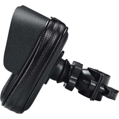 6.3 inch Scooter Motorcycle Handlebar Rear View Frame Bicycle Bicycle Mobile Phone Holder Waterproof Bracket Bag for Samsung Iph