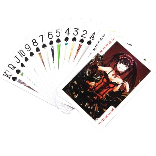 Anime JK Date A Live Anime Playing Cards Paper Poker Cards
