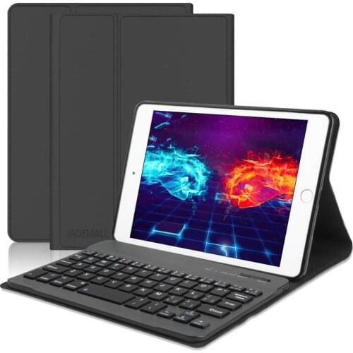 WOWCASE Tablet Case for iPad Mini 5 Keyboard Case Detachable Keyboard Magnetic PU Leather Silicone Back Cover for iPad Mini5 7.9