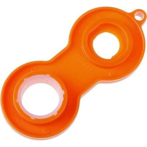 4 IN1 Yellow Plastic Key Bubbler Wrench Removal Tool Kitchen Basin Faucet Sink Wrench Disassemble Sprinkle Aerator Tool