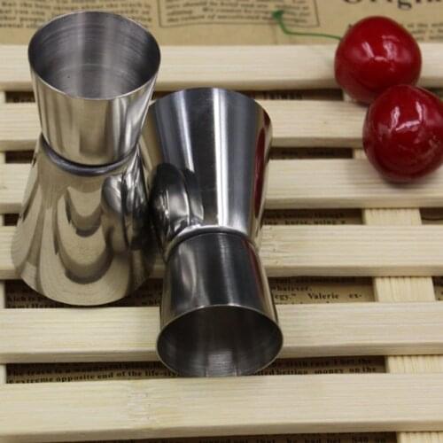 Wine measurer double head measuring cup practical wine glass ounce cup mixology measuring cups for Cocktail shaker