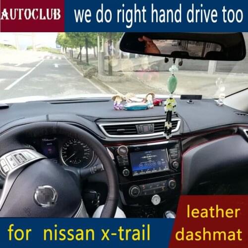 For Nissan X-Trail 2013 2014 2015 2016 2017 2018 2019 Leather Dashmat Dashboard Cover Pad Dash Mat SunShade Carpet Custom cover