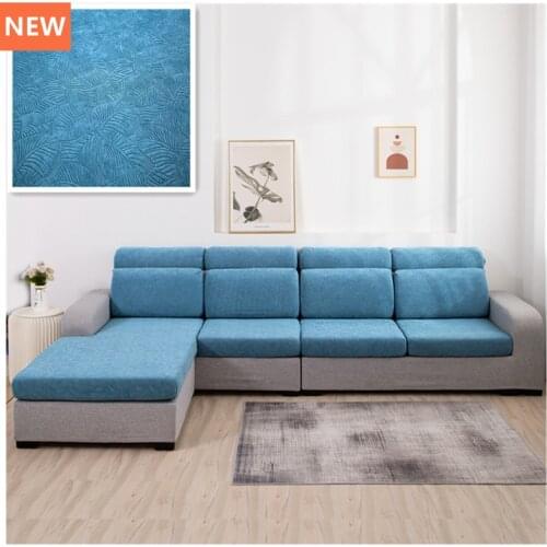 Waterproof Anti dust Leatheroid Sofa Cushion Cover Easy to clean Elastic Solid color capa de sofa impermeavel 2 e 3 lugares sill