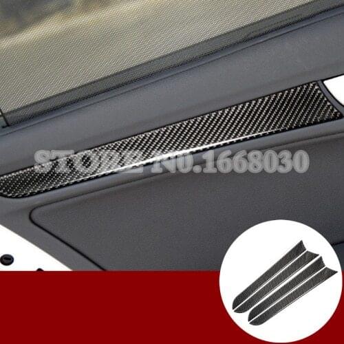 Carbon Fiber Car Door Panel Moulding Trim Cover For Audi A5 S5 4 Door 2008-2016 4pcs Car Decoration Car Accesories Interior
