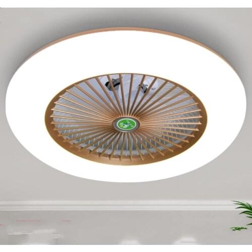 Ultra-thin integrated lamp mute electric fan bedroom dining room ceiling fan with fan household ceiling fan light LB12202