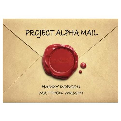 Project Alpha Mail by Harry Robson and Matthew Wright (DVD+Gimmick) Mentalism Magic Tricks,Illusions,Close up,Fun,Street Magia