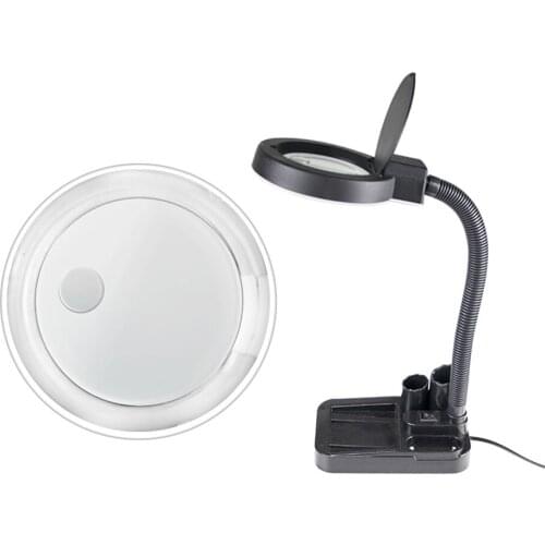 YAOGONG A808 10X magnifying glass table lamp tube magnifier 10 times multifunctional motherboard repair workbench repair